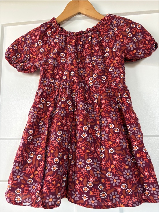 Cat & Jack Other - Cat & Jack Burgundy Floral Dress Size 4T